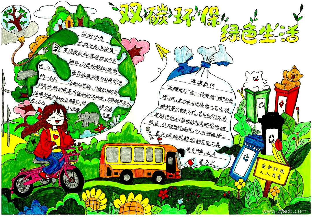 保护家园 共绘生态文明手抄报-第5张