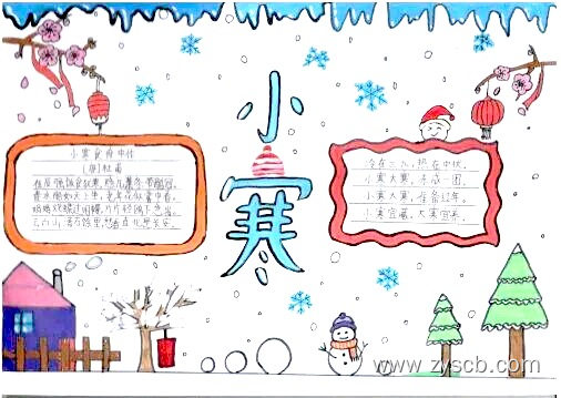 “二十四节气”专题手抄报绘画图片展-第7张