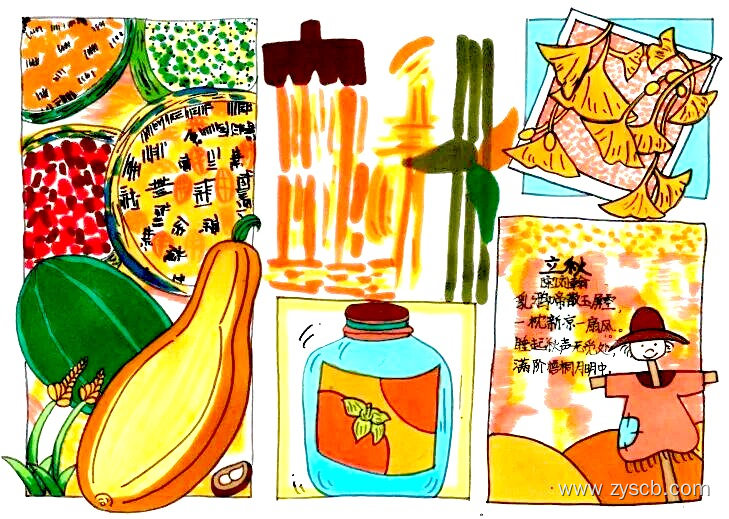 简单漂亮“二十四节气”优秀手抄报绘画图片-第5张 简单漂亮“二十四节气”优秀手抄报绘画图片-第5张