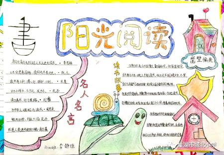 低年级组“读书节”优秀手抄报作品（9张）