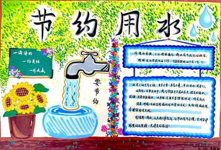 珍惜每一滴水 3.22世界水日优秀手抄报（8张）