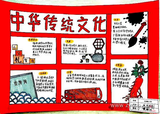 传承中华非遗文化漂亮手抄报-第7张